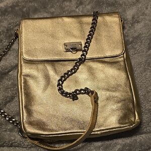 Gold Crossbody Bag
